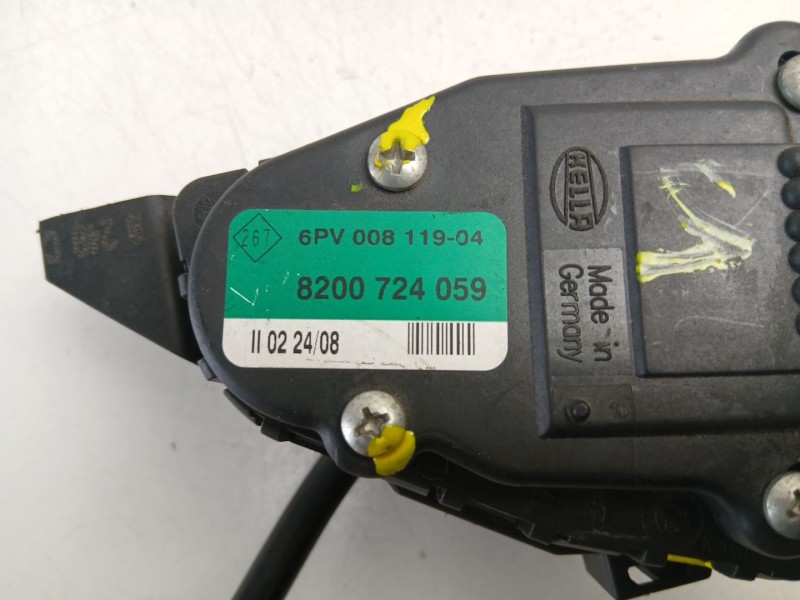 Recambio de potenciometro aceleracion para renault master 2.5 d /g9u a6 referencia OEM IAM 8200724059 6PV00811904 