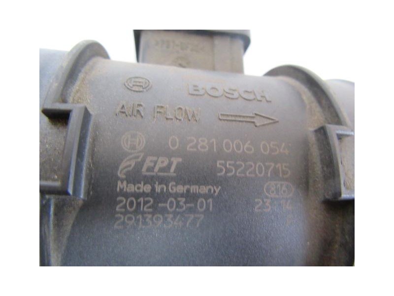 Recambio de caudalimetro : fiat punto : 1.3 td [2012] para fiat punto 1.3 td referencia OEM IAM 0281006054  