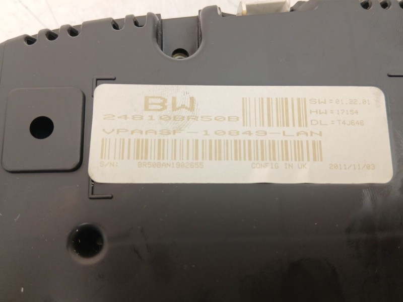 Recambio de cuadro instrumentos para nissan qashqai i (j10, nj10) 1.6 referencia OEM IAM 24810BR50B  