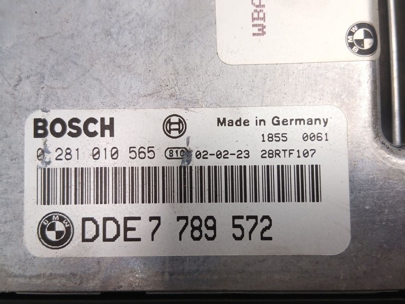 Recambio de centralita para bmw 3 (e46) 320 d referencia OEM IAM 7789572 0281010565 