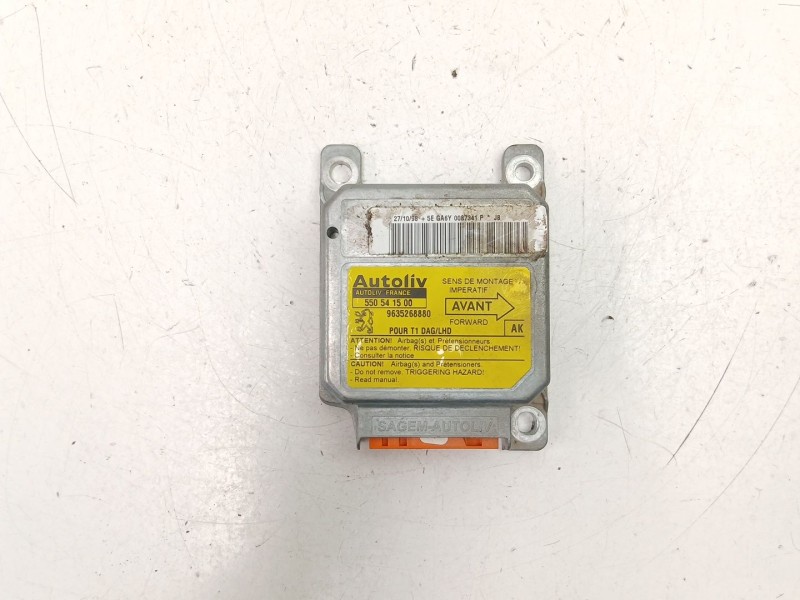 Recambio de centralita airbag para peugeot 206 hatchback (2a/c) 1.9 d referencia OEM IAM 9635268880 550541500 