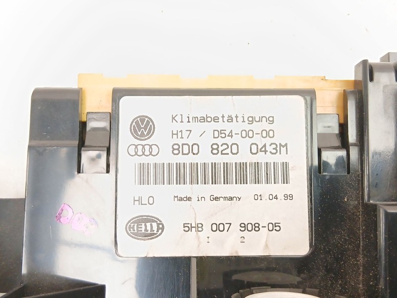 Recambio de mandos calefaccion aire para audi a4 b5 (8d2) 1.8 t referencia OEM IAM 8D0820043M 5HB007908 