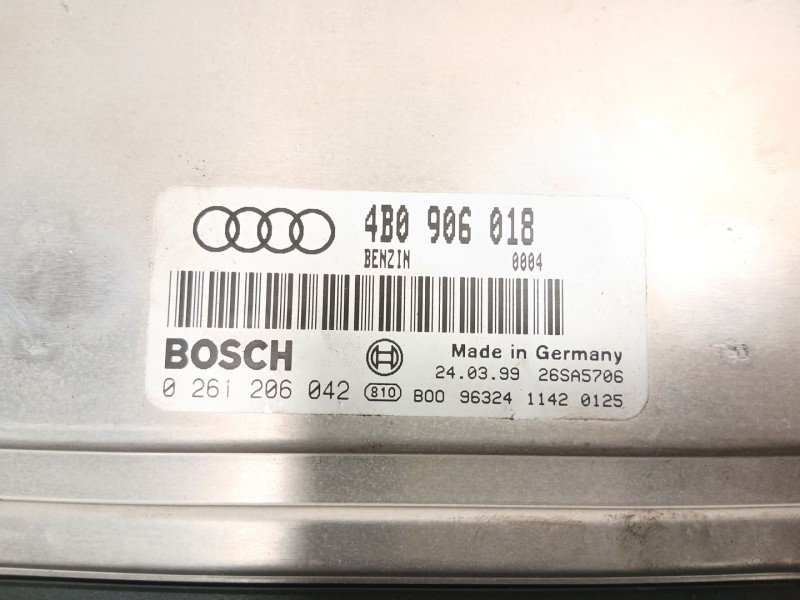 Recambio de centralita para audi a4 b5 (8d2) 1.8 t referencia OEM IAM 4B0906018 0261206042 