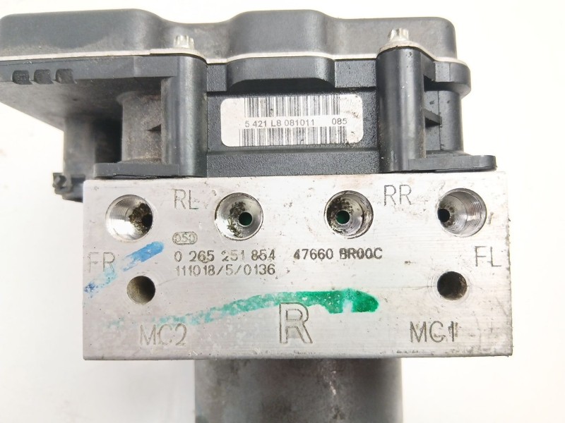 Recambio de abs para nissan qashqai i (j10, nj10) 1.6 referencia OEM IAM 47660BR00C 0265251854 