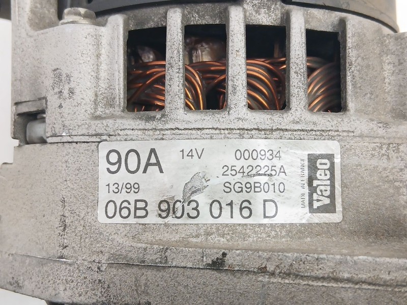 Recambio de alternador para audi a4 b5 (8d2) 1.8 t referencia OEM IAM 06B903016D SG9B010 