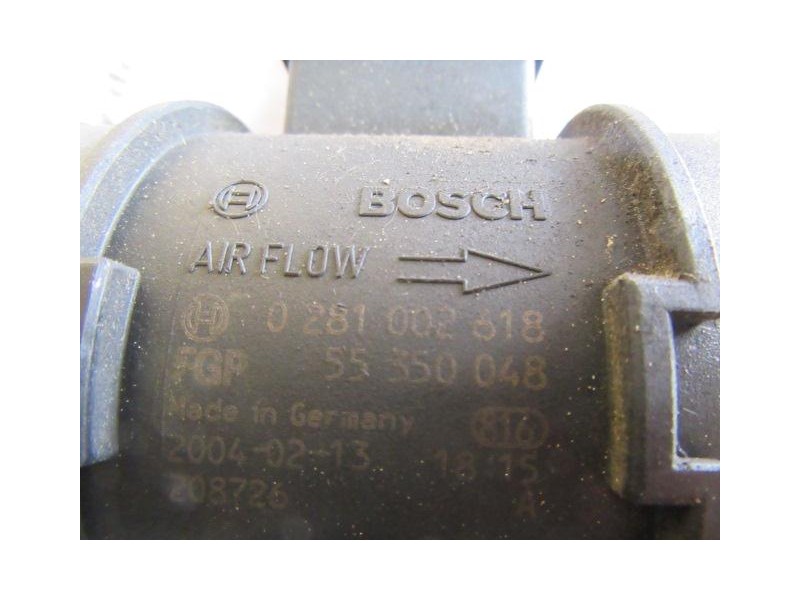 Recambio de caudalimetro : opel astra : 1.7 td (100,61cv) [2004] para opel astra 1.7 td referencia OEM IAM 0281002618  