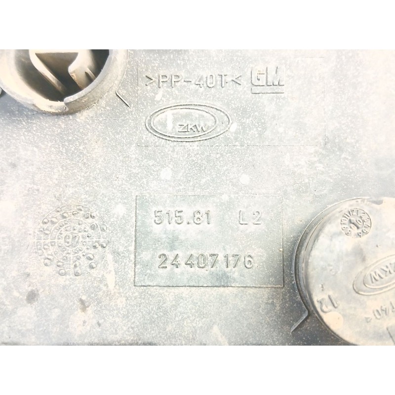 Recambio de antiniebla izquierdo para opel astra g hatchback (t98) 1.8 16v (f08, f48) referencia OEM IAM 24407176  