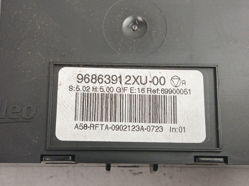 Recambio de mandos calefaccion aire para citroën c3 picasso (sh_) 1.6 hdi referencia OEM IAM 96863912XU  