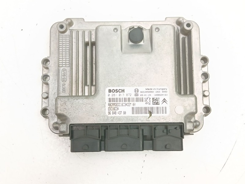 Recambio de centralita para citroën c3 picasso (sh_) 1.6 hdi referencia OEM IAM 9653958980 0281013872 