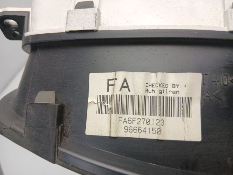 Recambio de cuadro instrumentos para chevrolet matiz (m200, m250) 1.0 referencia OEM IAM 96664150  