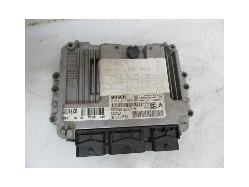 Recambio de centralita : peugeot 307 : 1.6 hdi (108,77cv) [2004] para peugeot 307 1.6 hdi referencia OEM IAM 0281011627  