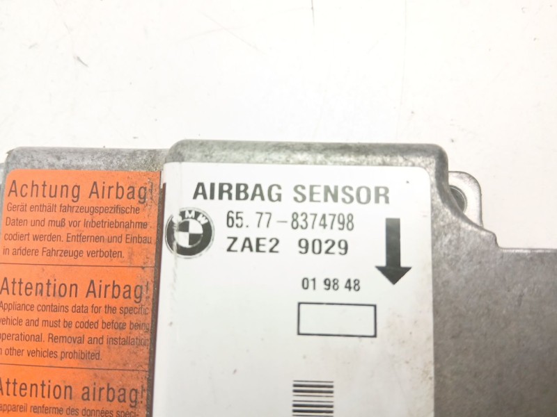 Recambio de centralita airbag para bmw 3 compact (e36) 318 tds referencia OEM IAM 65778374798  