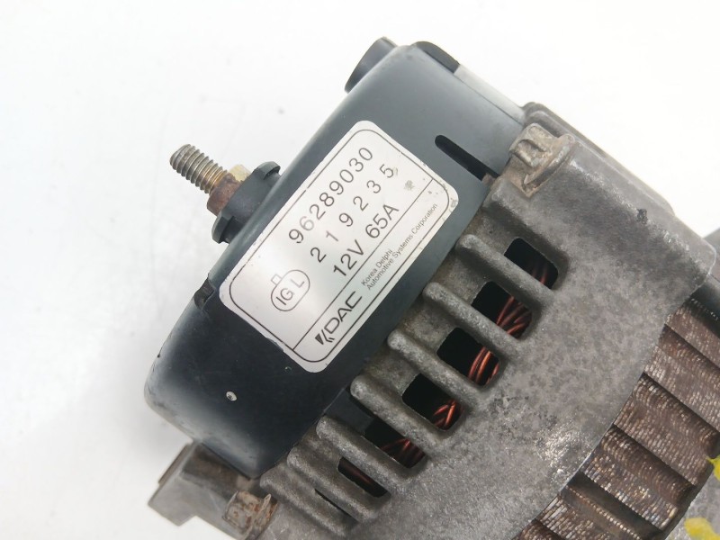 Recambio de alternador para chevrolet matiz (m200, m250) 1.0 referencia OEM IAM 96289030  