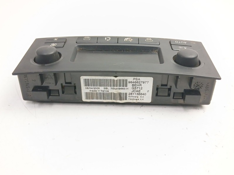 Recambio de mandos calefaccion aire para peugeot 307 break (3e) 1.6 16v referencia OEM IAM 9646627977  