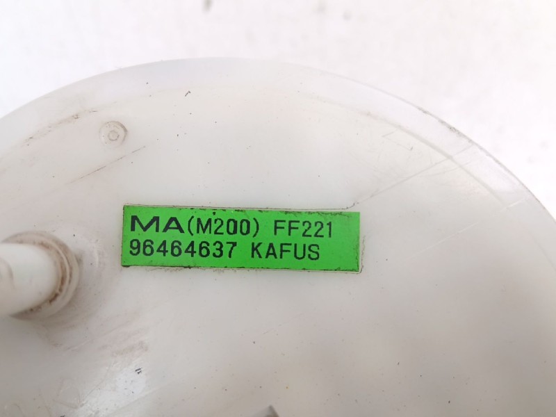 Recambio de bomba combustible aforador para chevrolet matiz (m200, m250) 1.0 referencia OEM IAM 96464637  