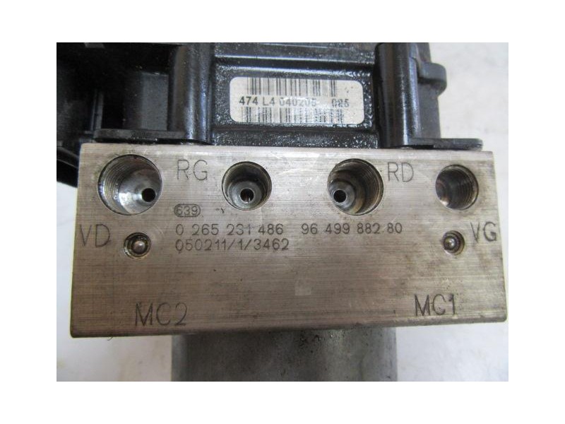 Recambio de abs : citroen c 4 : 1.6 g (108,77cv) [2005] para citroen c 4 1.6 g referencia OEM IAM 0265231486  