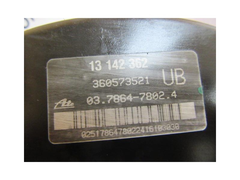 Recambio de servofreno : opel zafira : 1.9 cdti (119,64cv) 5p [2006] para opel zafira 1.9 cdti referencia OEM IAM 13142362  