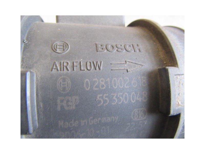 Recambio de caudalimetro : fiat doblo : 1.9 jtd (104,69cv) [2007] para fiat doblo 1.9 jtd referencia OEM IAM 0281002618  