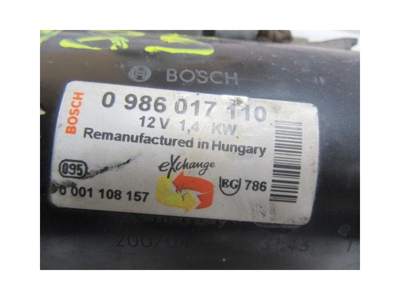 Recambio de motor arranque : bmw 316 : 1.6 g (101,97cv) [1997] para bmw  316 1.6 g referencia OEM IAM   