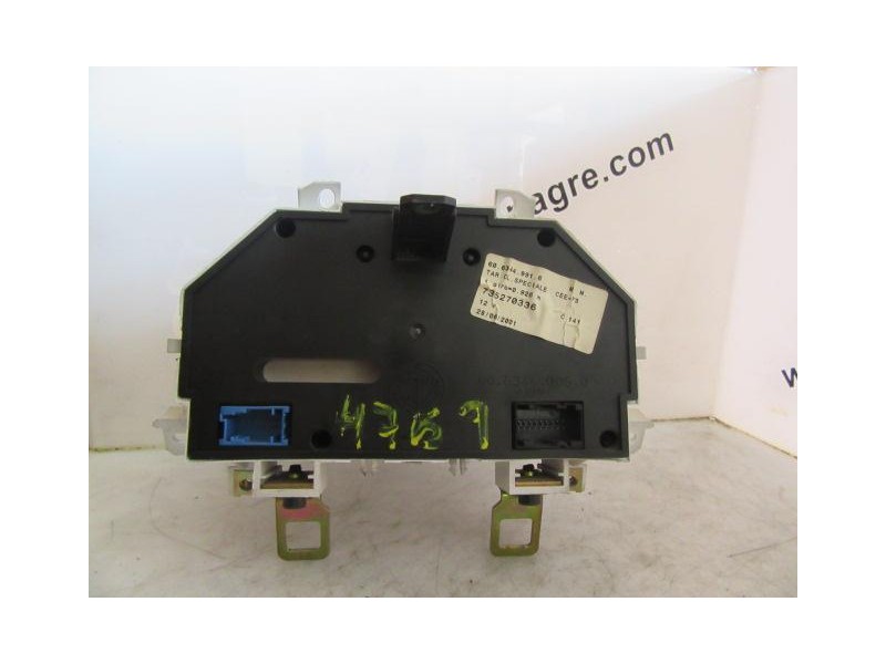 Recambio de cuadro instrumentos : fiat seicento : 1.1 g -187a1000 (54,38cv) [2001] para fiat seicento 1.1 g -187a1000 referencia
