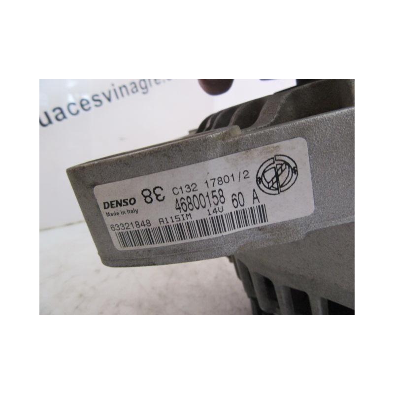 Recambio de alternador : fiat seicento : 1.1 g -187a1000 (54,38cv) [2001] para fiat seicento 1.1 g -187a1000 referencia OEM IAM 