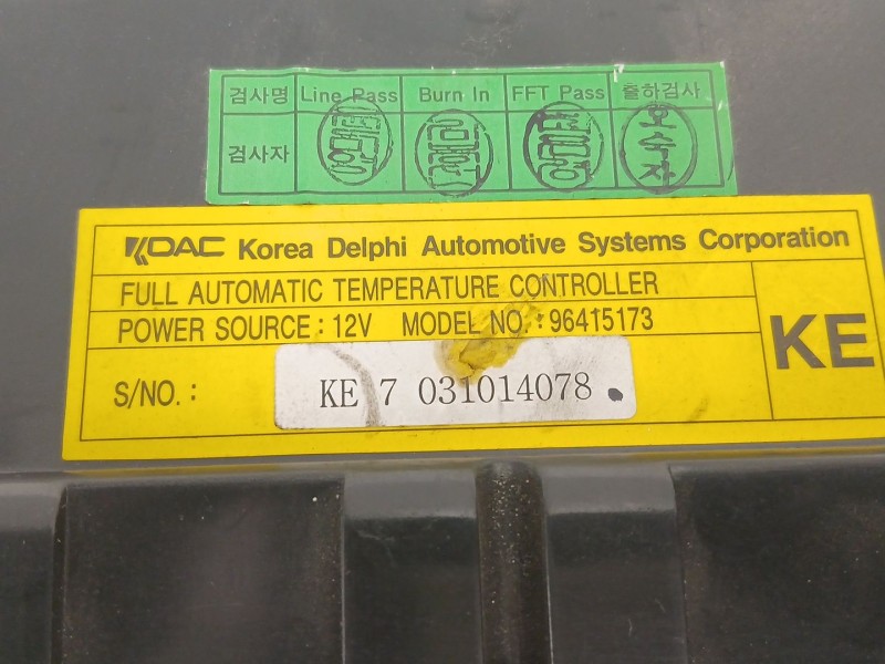Recambio de mandos calefaccion aire para daewoo tacuma (u100) 1.6 referencia OEM IAM 96415173  