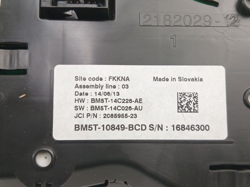 Recambio de cuadro instrumentos para ford focus iii 1.6 tdci referencia OEM IAM BM5T10849BCD  