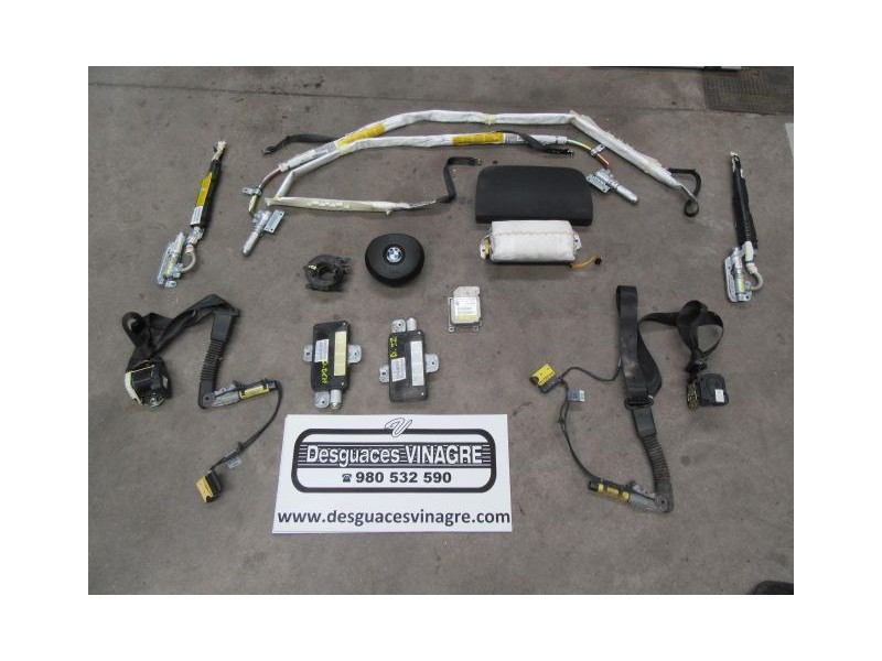 Recambio de airbag juego completo : bmw x5 : 3.0 d - 30-6d-2 d (217,60cv) 6v 5p [2005] para bmw x5 3.0 d - 30-6d-2 d 6v referenc