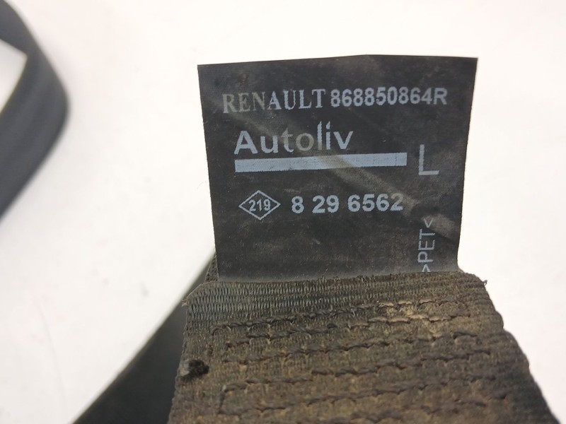 Recambio de cinturon seguridad delantero izquierdo para dacia dokker ambiance referencia OEM IAM 868850864R  