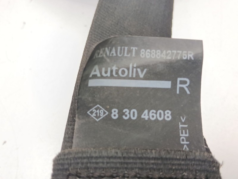 Recambio de cinturon seguridad delantero derecho para dacia dokker ambiance referencia OEM IAM 868842775R  
