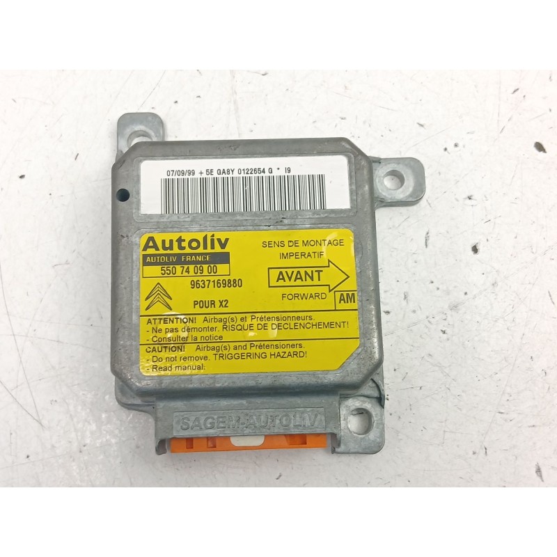 Recambio de centralita airbag para citroën xantia (x1_, x2_) 2.0 hdi 90 referencia OEM IAM 9637169880 550740900 