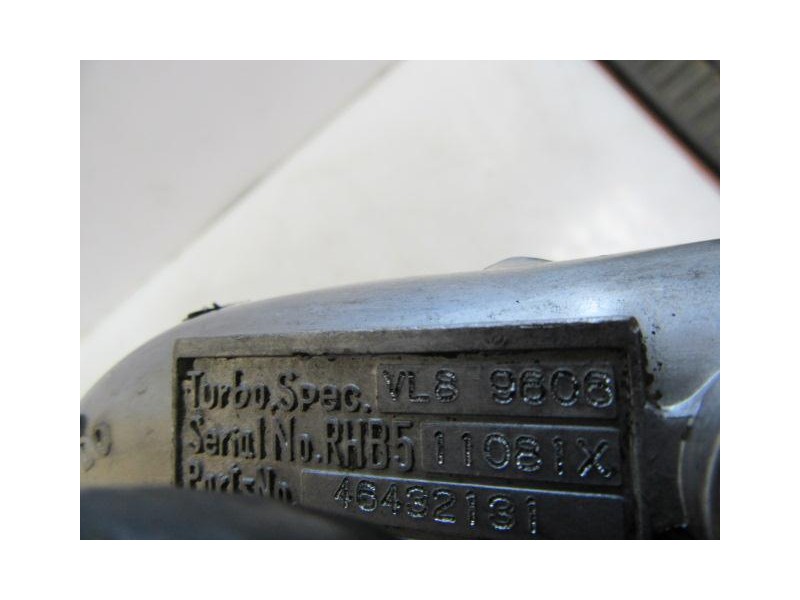 Recambio de turbo : alfa romeo 146 : 1.9 d -ar67501 (89,73cv) [1996] para alfa romeo 146 1.9 d -ar67501 referencia OEM IAM 46432