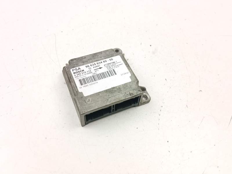 Recambio de centralita airbag para peugeot 207 1.4 g referencia OEM IAM 9663593480 0285010112 