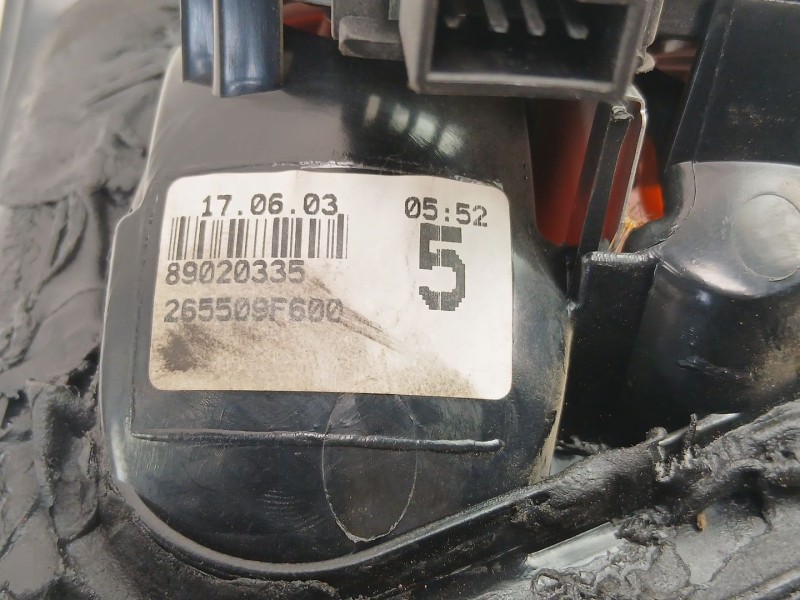 Recambio de piloto trasero derecho para nissan primera (p11) 2.0 td referencia OEM IAM 265509F600  