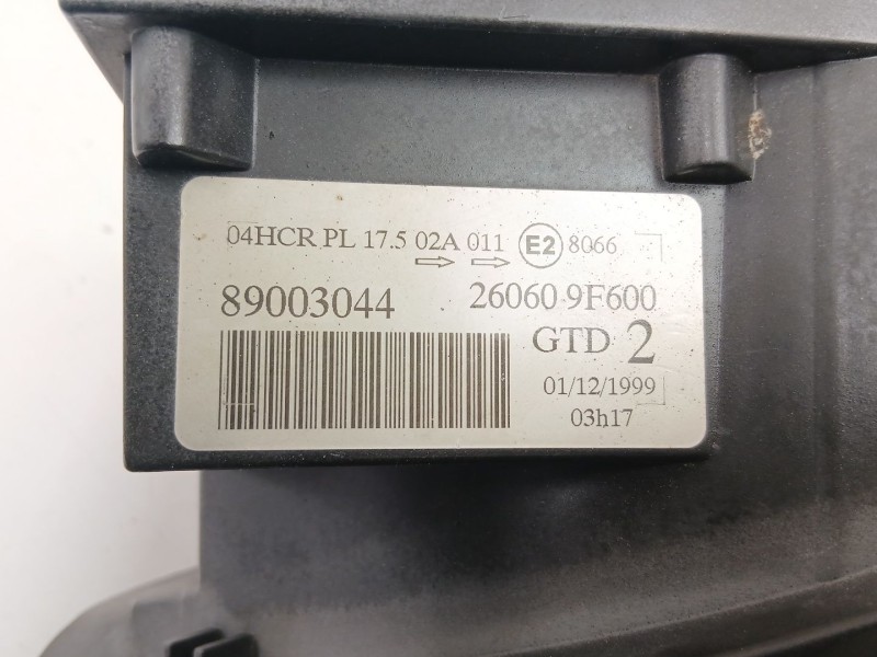 Recambio de faro izquierdo para nissan primera (p11) 2.0 td referencia OEM IAM 260609F600 89003044 