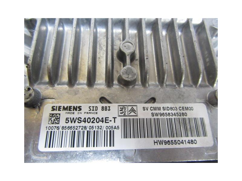 Recambio de centralita : peugeot 407 : 2.0 hdi [2005] para peugeot 407 2.0 hdi referencia OEM IAM 5WS40204E-T  