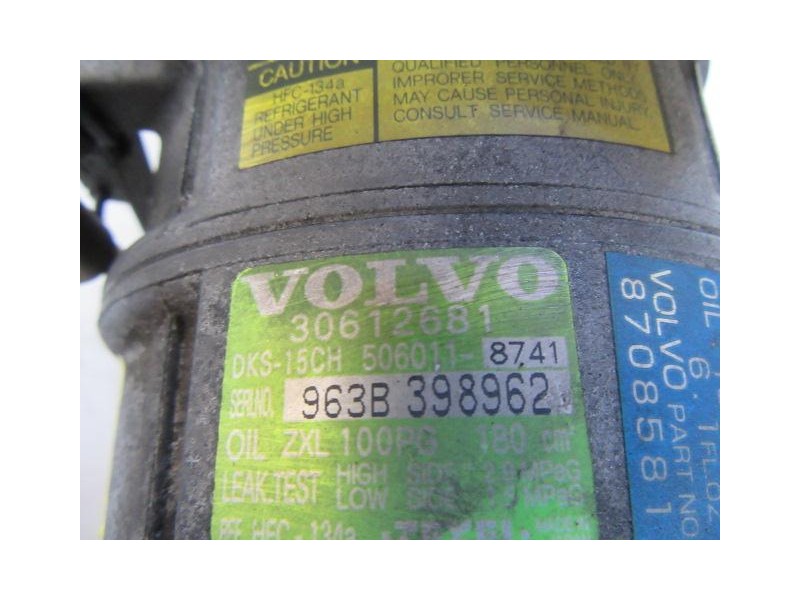 Recambio de aire acondicionado : volvo s40 : 2.0 g [1999] para volvo s40 2.0 g referencia OEM IAM 963B398962  
