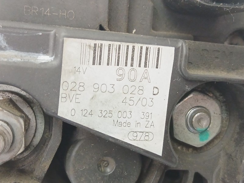 Recambio de alternador para seat toledo ii (1m2) 1.6 16v referencia OEM IAM 028903028D 0124325003 