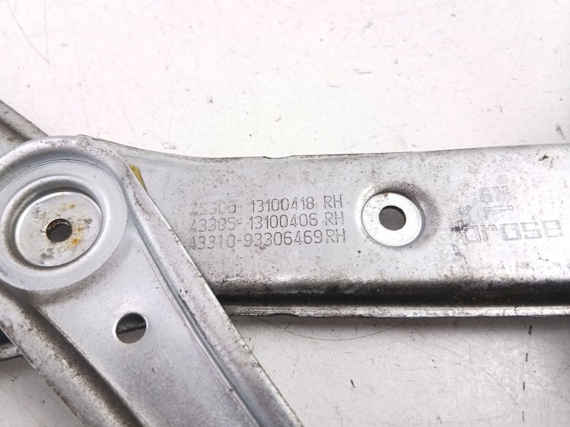 Recambio de elevalunas delantero derecho para opel astra h (a04) 1.7 cdti (l48) referencia OEM IAM 13100418  13100406