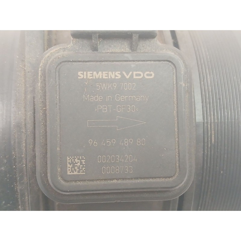 Recambio de caudalimetro para peugeot 407 (6d_) 2.0 hdi 135 (6drhrh, 6drhre, 6drhrg, 6drhrj) referencia OEM IAM 9645948980 5WK97