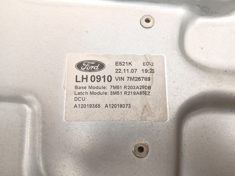 Recambio de elevalunas delantero izquierdo para ford c-max (dm2) 1.8 tdci referencia OEM IAM 7M51R203A29DB  3M51R219A65EZ