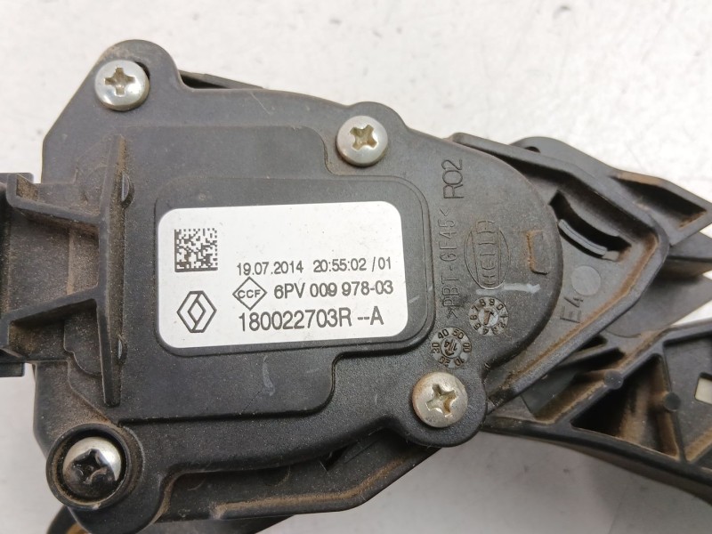 Recambio de potenciometro aceleracion para dacia sandero ii (b8_) 1.5 dci referencia OEM IAM 180022703R 6PV00997803 