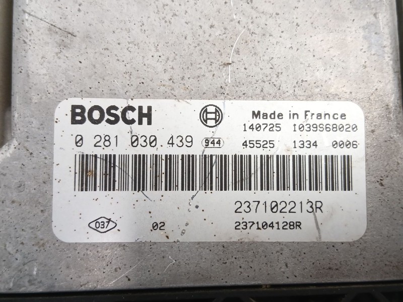 Recambio de centralita para dacia sandero ii (b8_) 1.5 dci referencia OEM IAM 237102213R 0281030439 