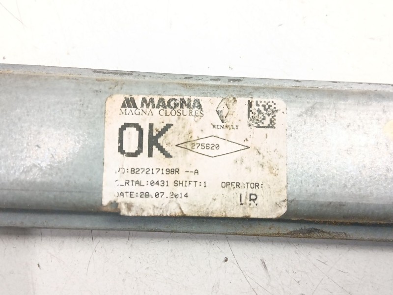 Recambio de elevalunas trasero izquierdo para dacia sandero ii (b8_) 1.5 dci referencia OEM IAM 827217198R  