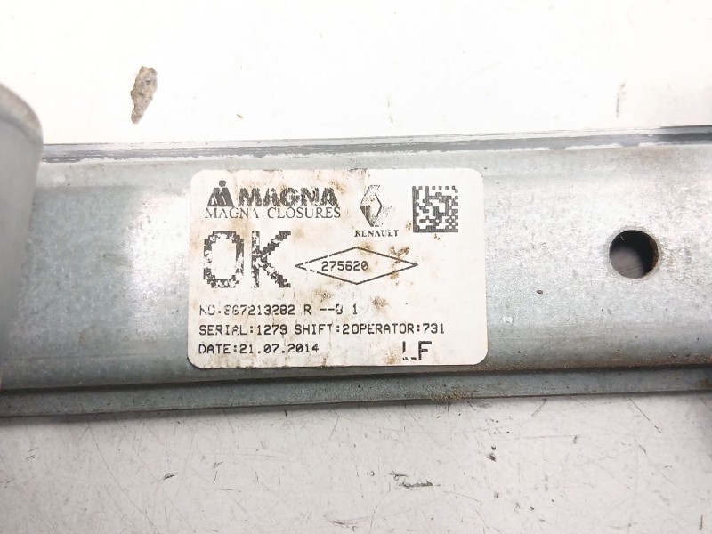 Recambio de elevalunas delantero izquierdo para dacia sandero ii (b8_) 1.5 dci referencia OEM IAM 807213282R  