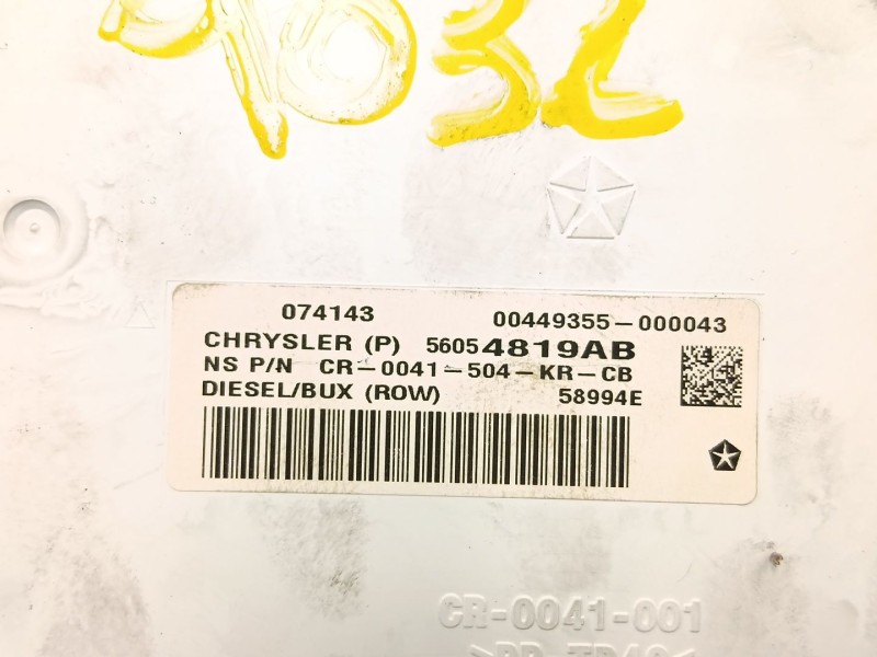 Recambio de cuadro instrumentos para fiat freemont (345_) 2.0 jtd referencia OEM IAM 56054819AB  