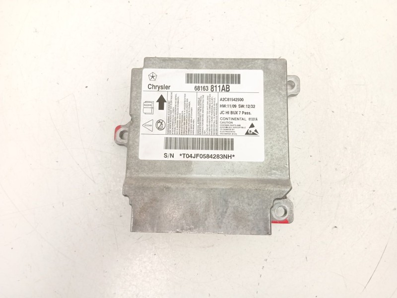 Recambio de centralita airbag para fiat freemont (345_) 2.0 jtd referencia OEM IAM 68163811AB A2C81542500 