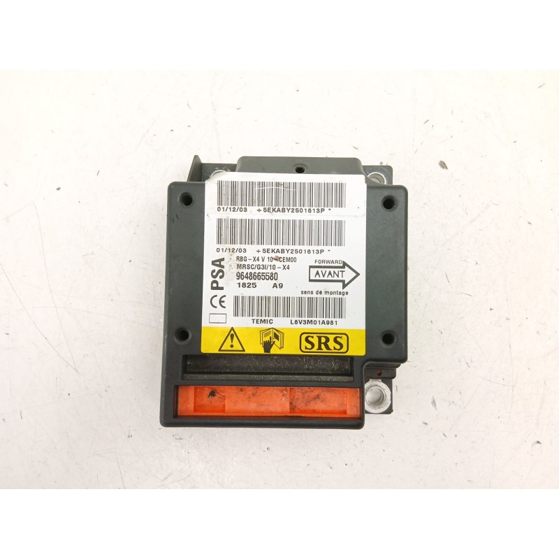 Recambio de centralita airbag para citroën c5 i (dc_) 1.8 16v (dc6fzb, dc6fze) referencia OEM IAM 9648665580  