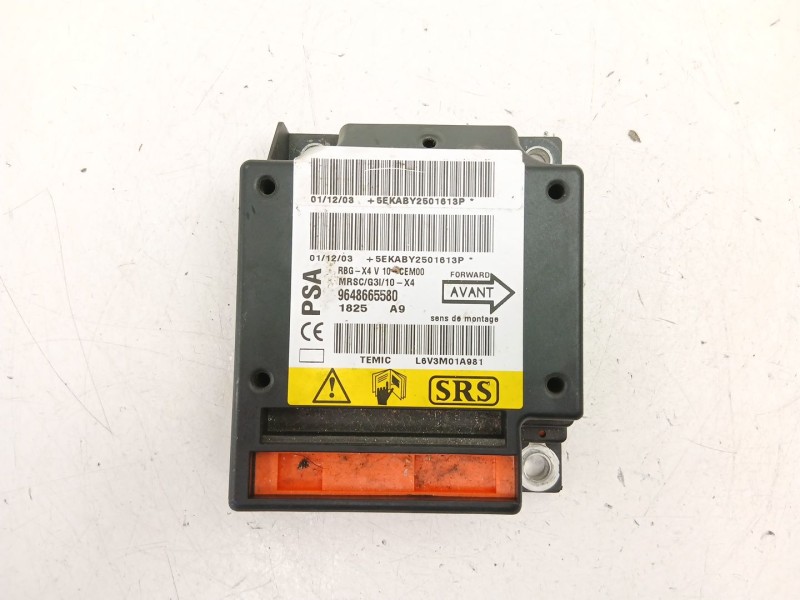 Recambio de centralita airbag para citroën c5 i (dc_) 1.8 16v (dc6fzb, dc6fze) referencia OEM IAM 9648665580  