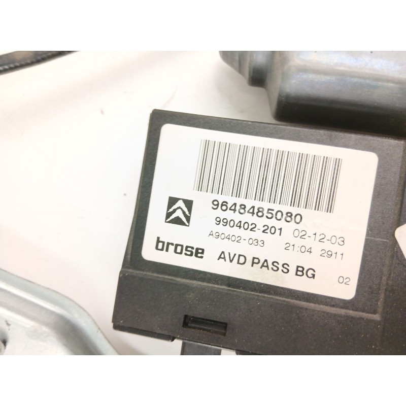 Recambio de elevalunas delantero derecho para citroën c5 i (dc_) 1.8 16v (dc6fzb, dc6fze) referencia OEM IAM 9648486380  9648485
